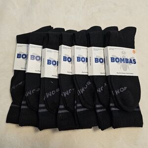 Bombas Men's Classic Black Casual Sock Bundle *NEW*
